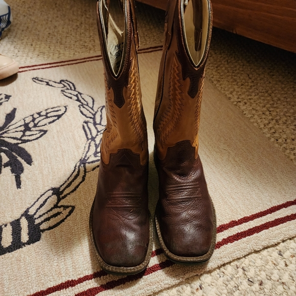 Boys Old West square toe boots - Picture 5 of 9